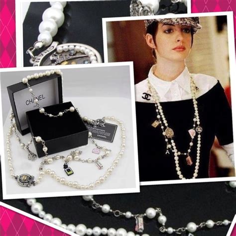 replica chanel necklace devil wears prada|the devil wears prada photos.